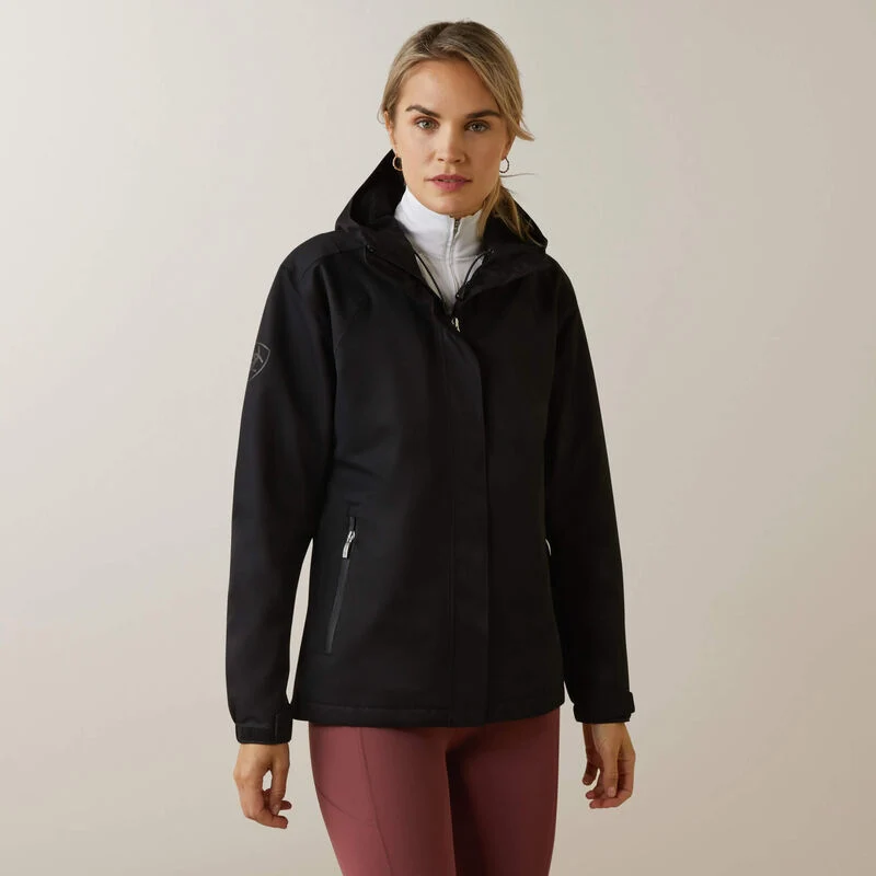 Women's ARIAT Spectator Waterproof Jacket (black)