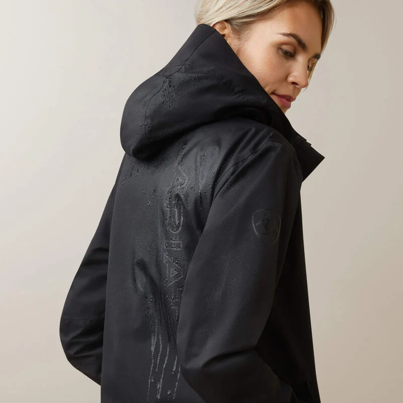 Women's ARIAT Spectator Waterproof Jacket (black)