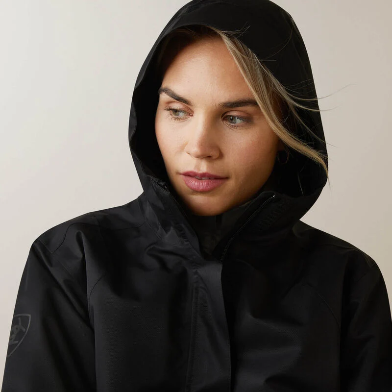 Women's ARIAT Spectator Waterproof Jacket (black)
