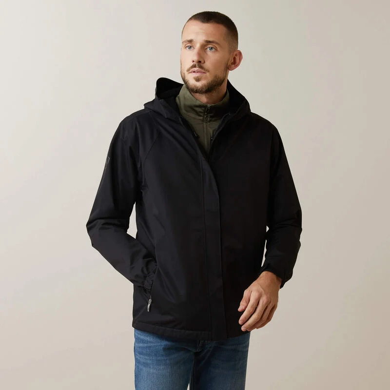 Men's ARIAT Spectator Waterproof Jacket (black)