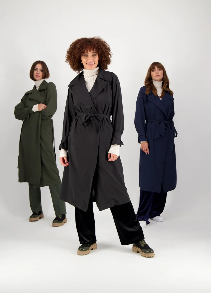 Veste de pluie Trench Imperméable Look The Rain - Pocket London
