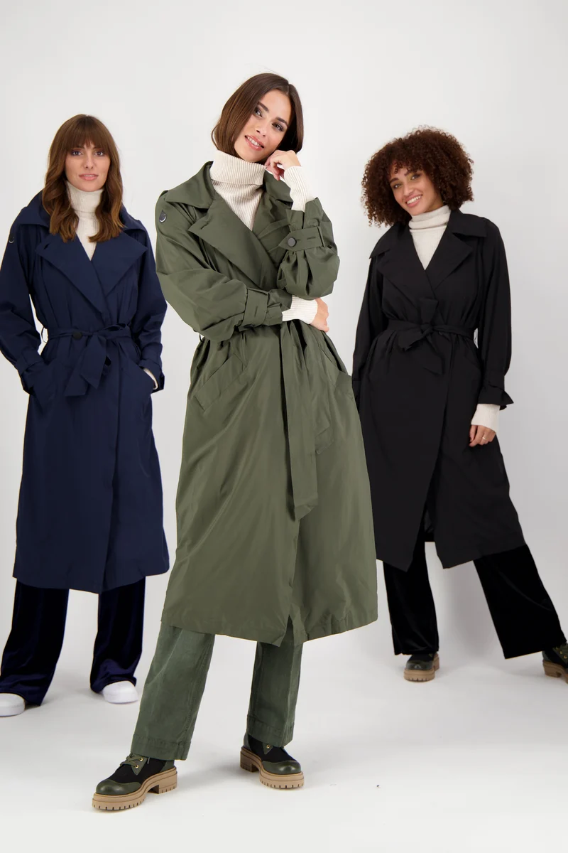 Veste de pluie Trench Imperméable Look The Rain - Pocket London