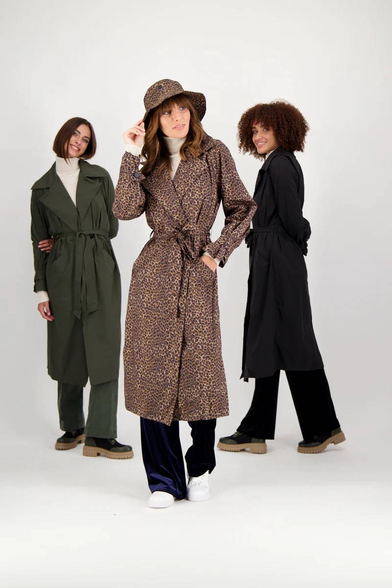 Veste de pluie Trench Imperméable Look The Rain - Pocket London