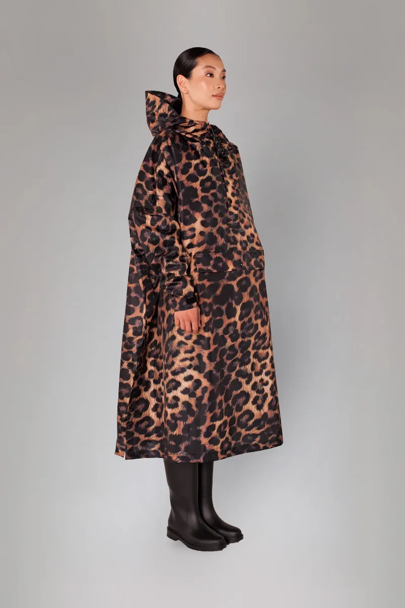 Poncho de pluie 'Dark Leopard' | RAINKISS