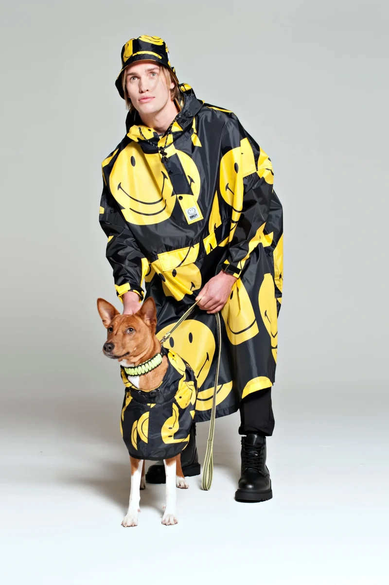 Poncho de pluie 'All Smiles x Smiley' | RAINKISS