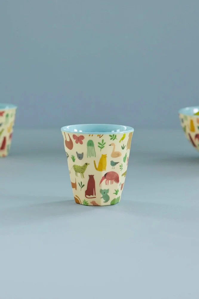 Gobelet 'Sweet Jungle' Bleu | RICE