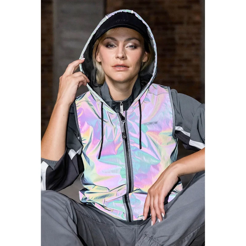 Veste sans manche réfléchissante WOWOW - Lumeo Jacket Rainbow