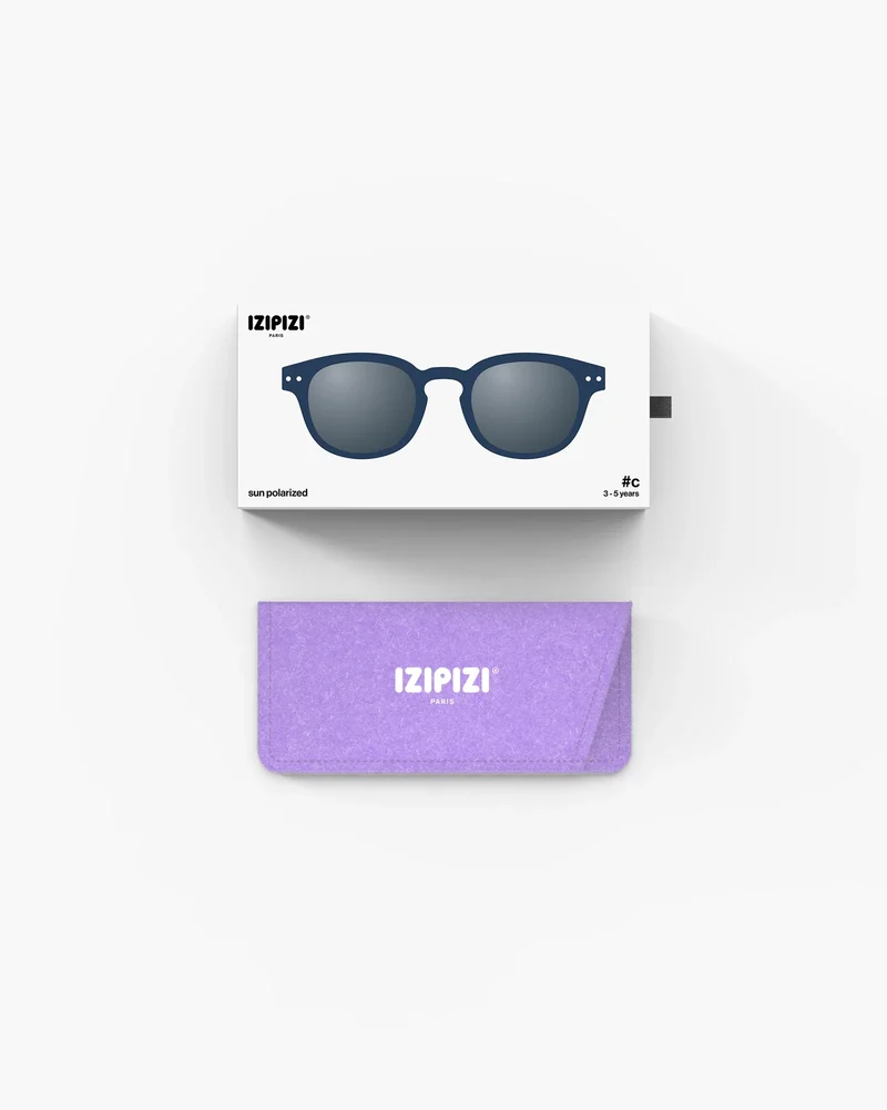 Lunettes de soleil enfant ‘#c’ Navy Blue 3-5 ans | IZIPIZI