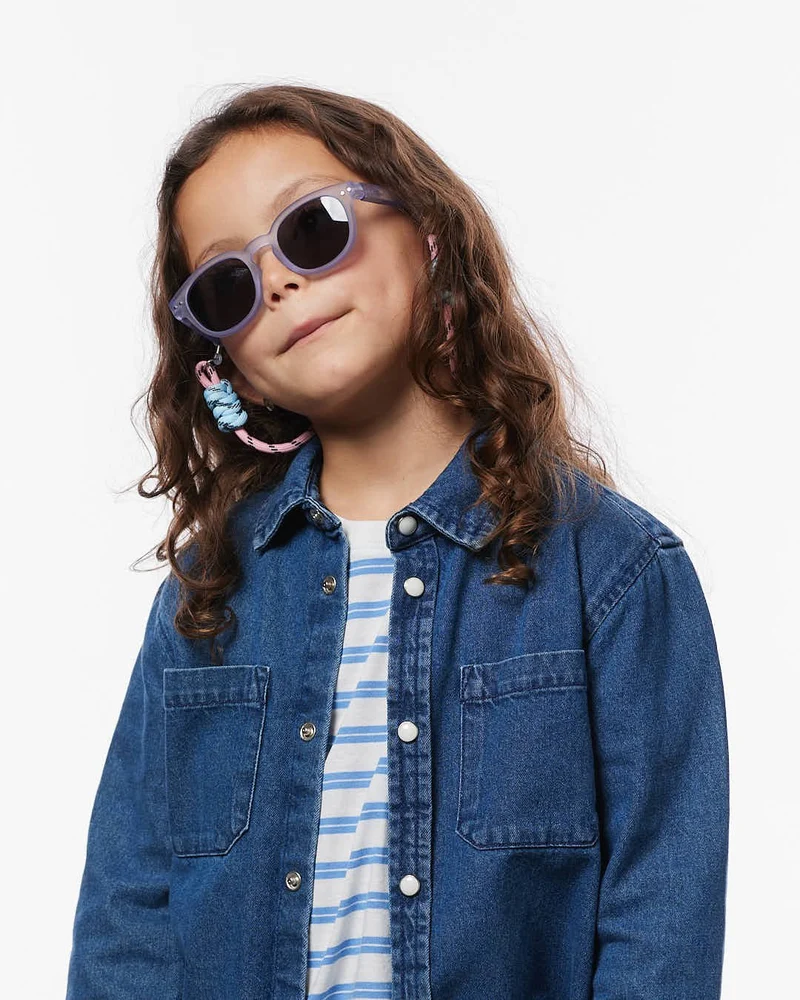Lunettes de soleil enfant ‘#c’ Lavender 3-5 ans | IZIPIZI