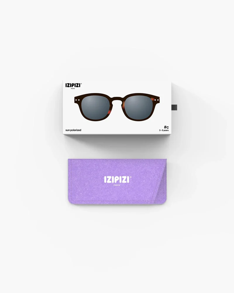 Lunettes de soleil enfant ‘#c’ Tortoise 7-11 ans | IZIPIZI